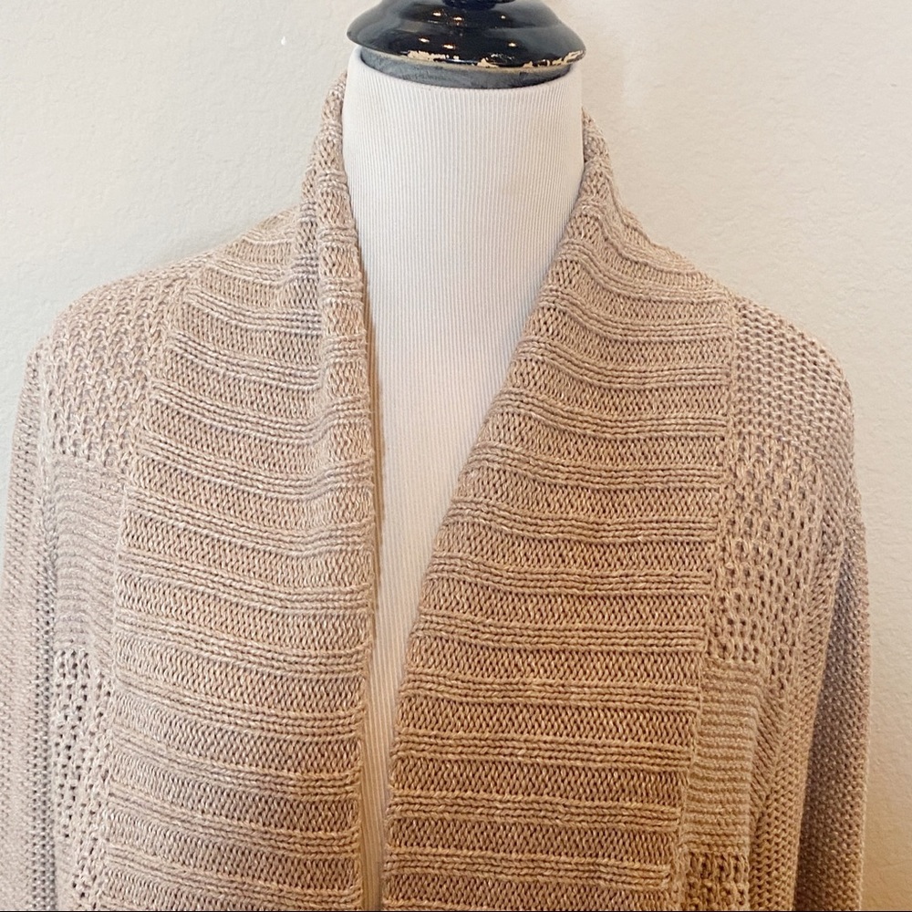 Honey Punch Rivington textured open cardigan- S - Picture 6 of 10